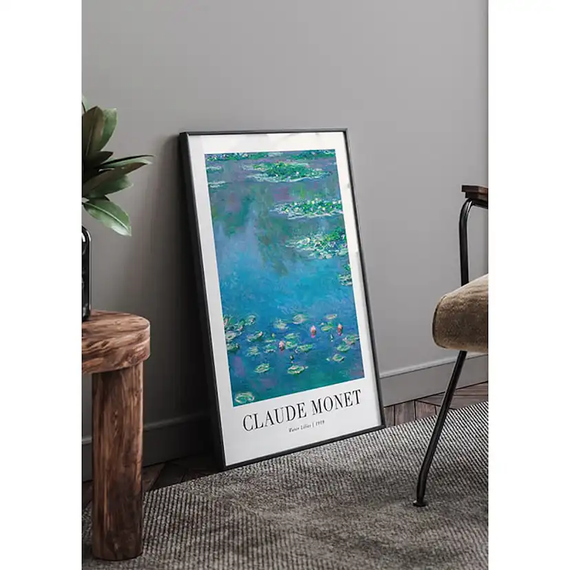 Poster Gallerix Water Lilies 1919 By Claude Monet