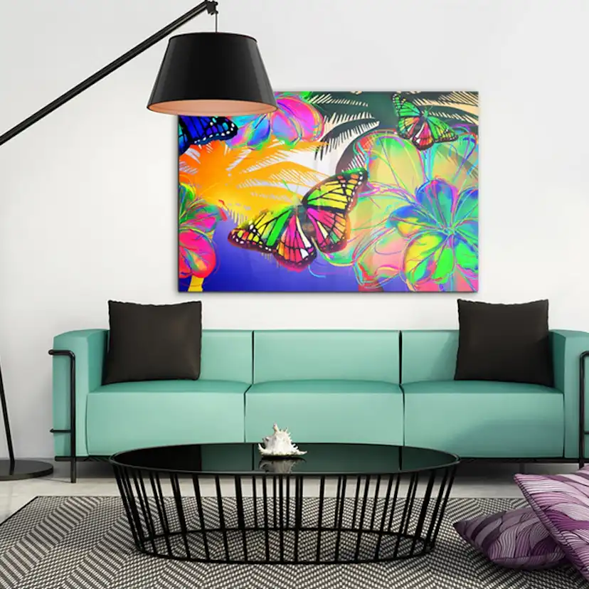 Tavla Arkiio Exotic Butterflies