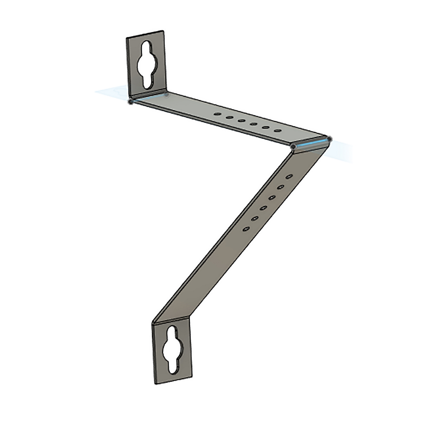 Väggkonsol Westal 45- 90° med 2 st Skruv M4