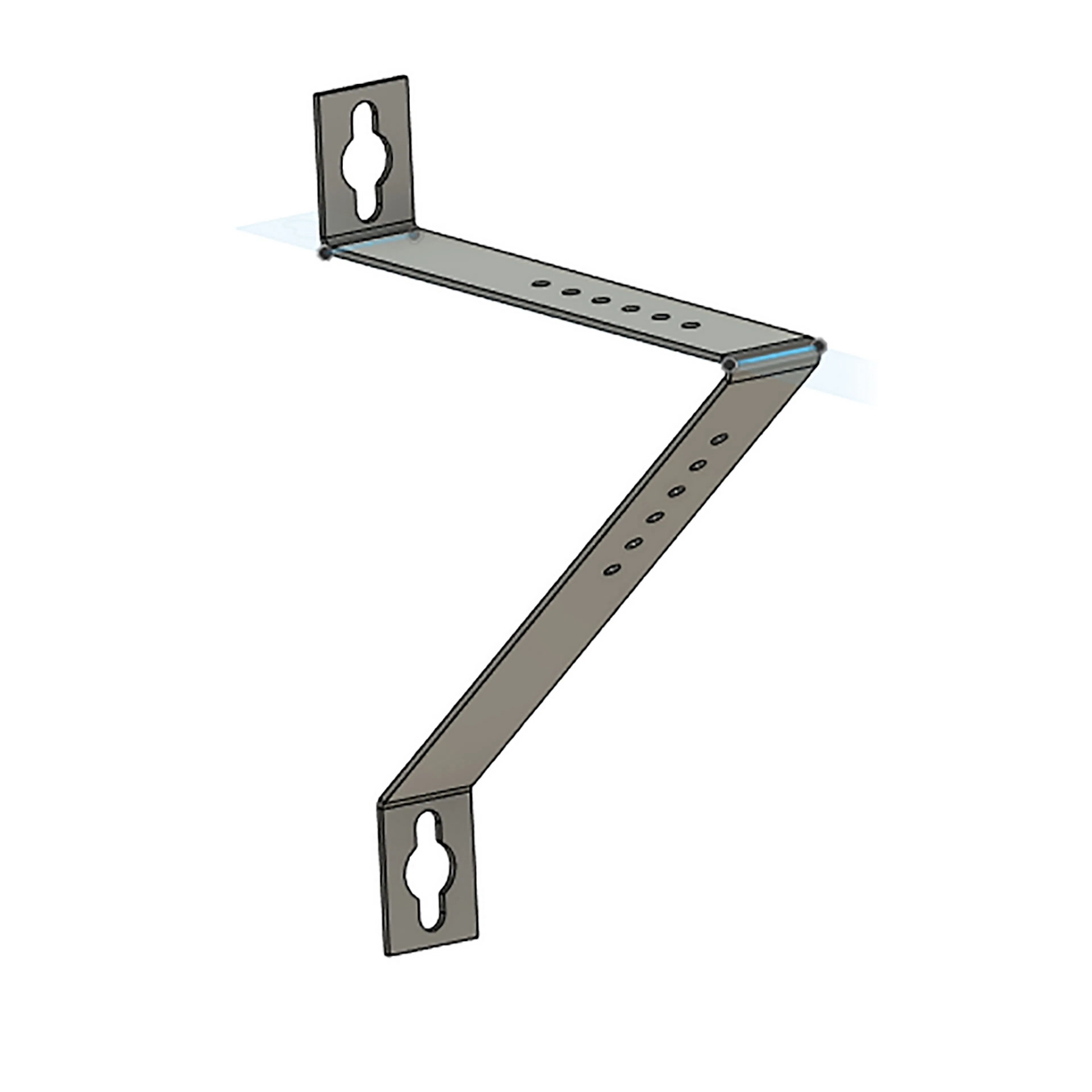 Väggkonsol Westal 45- 90° med 2 st Skruv M4