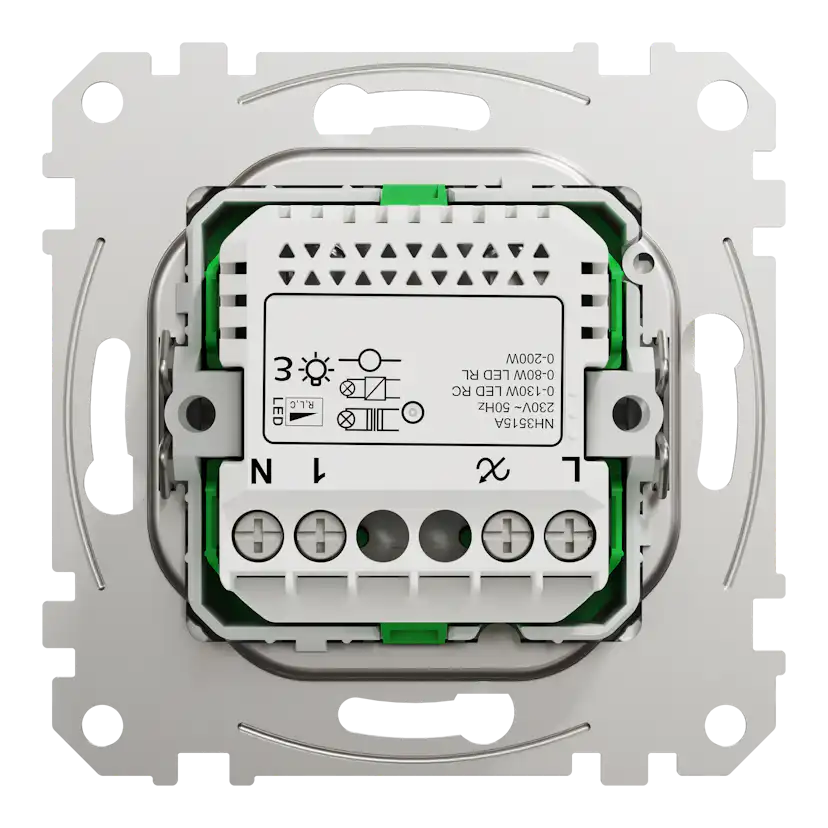 Tryckdimmer Schneider Electric Exxact Uppkopplad LED styrs via Wiser by SE