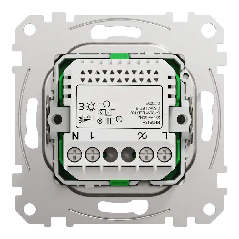 Tryckdimmer Schneider Electric Exxact Uppkopplad LED styrs via Wiser by SE