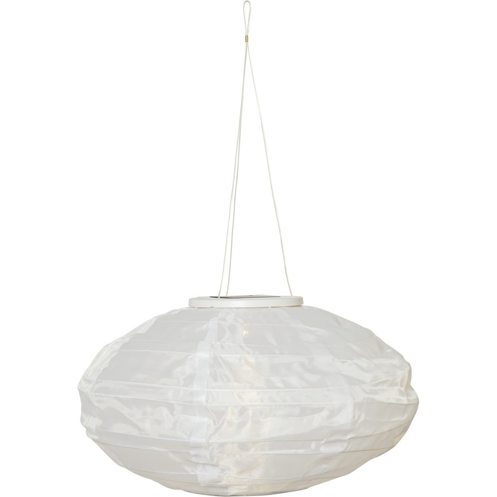 Solcellsdekoration Star Trading Festival 35  cm Vit