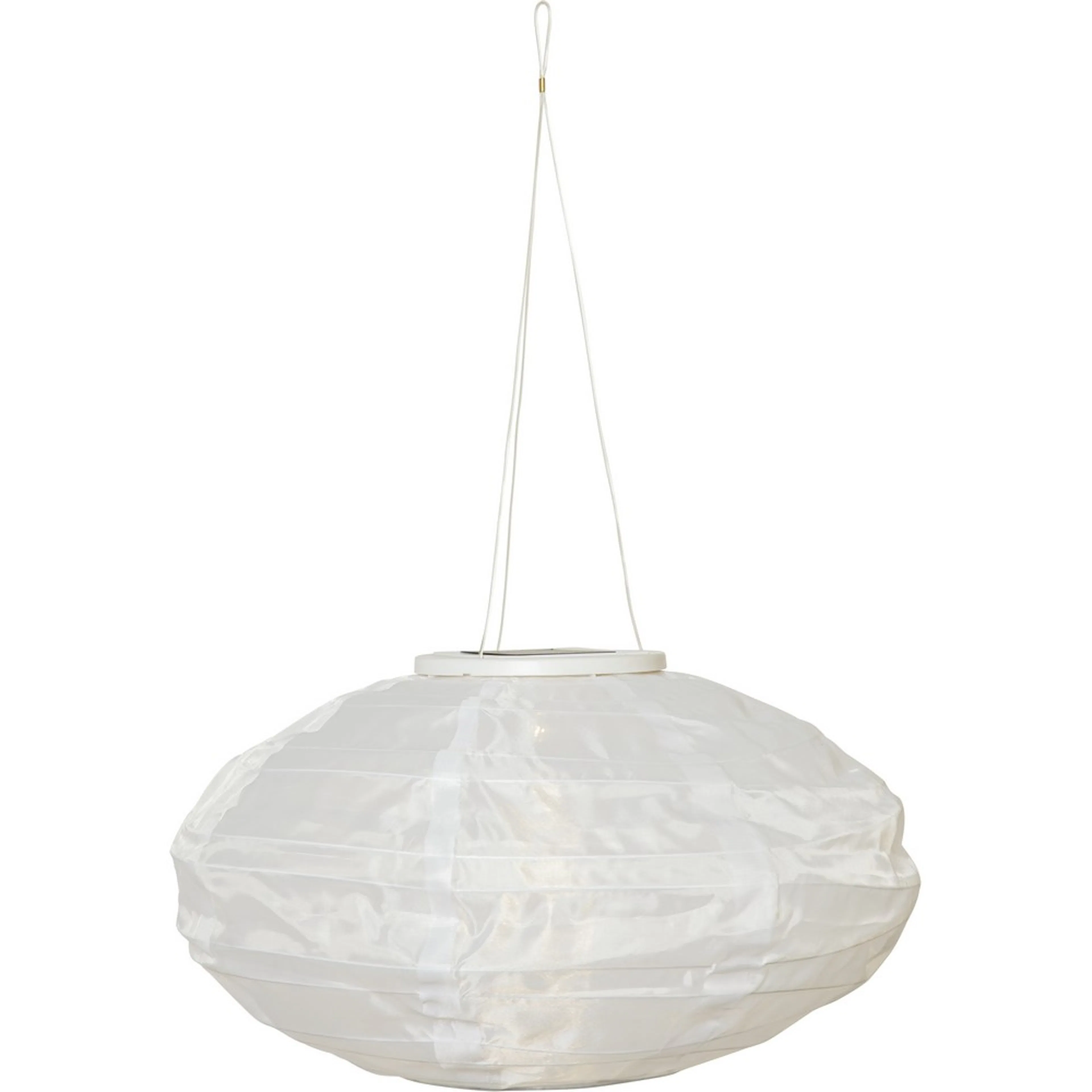 Solcellsdekoration Star Trading Festival 35  cm Vit