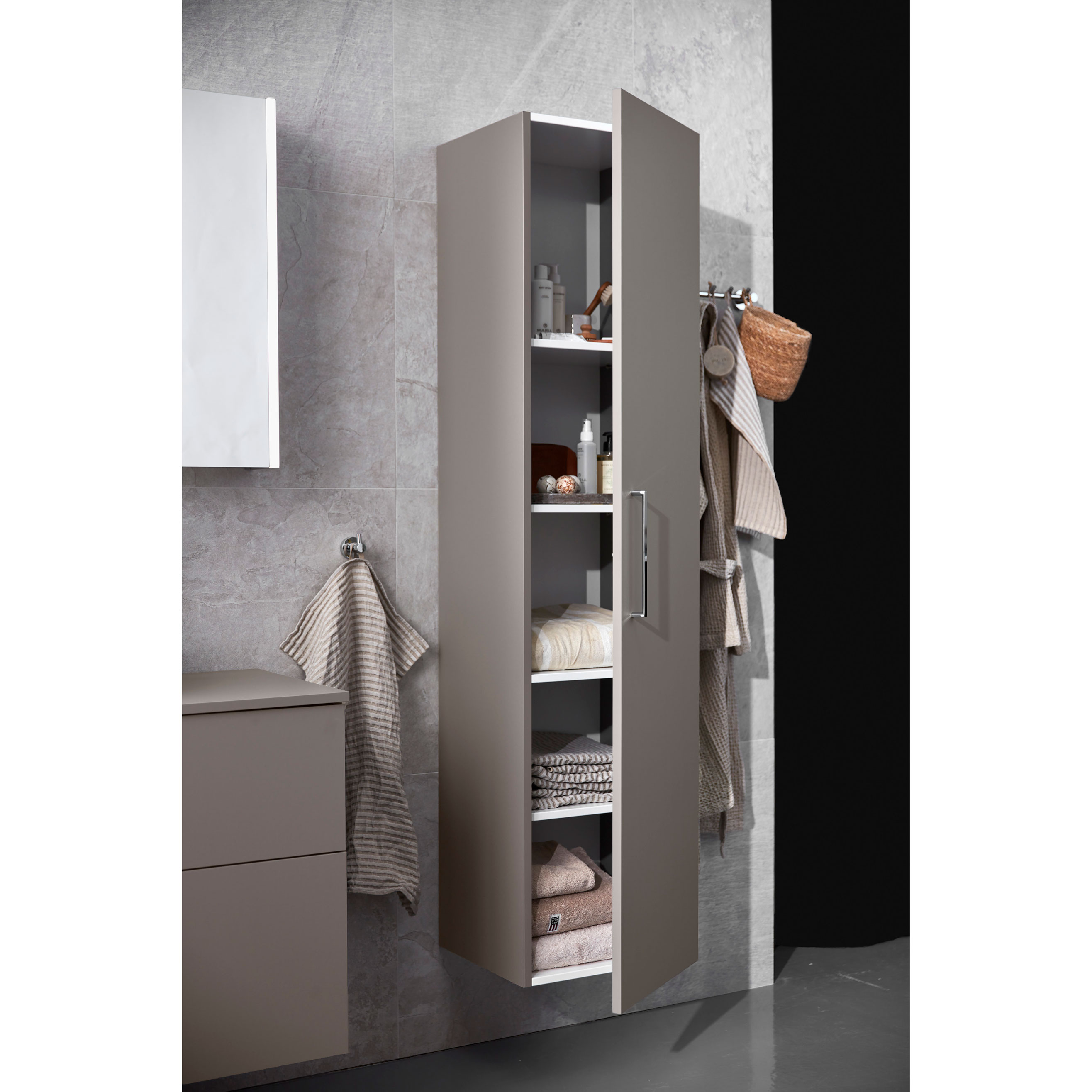 Högskåp Miller Badrum City med Hyllor