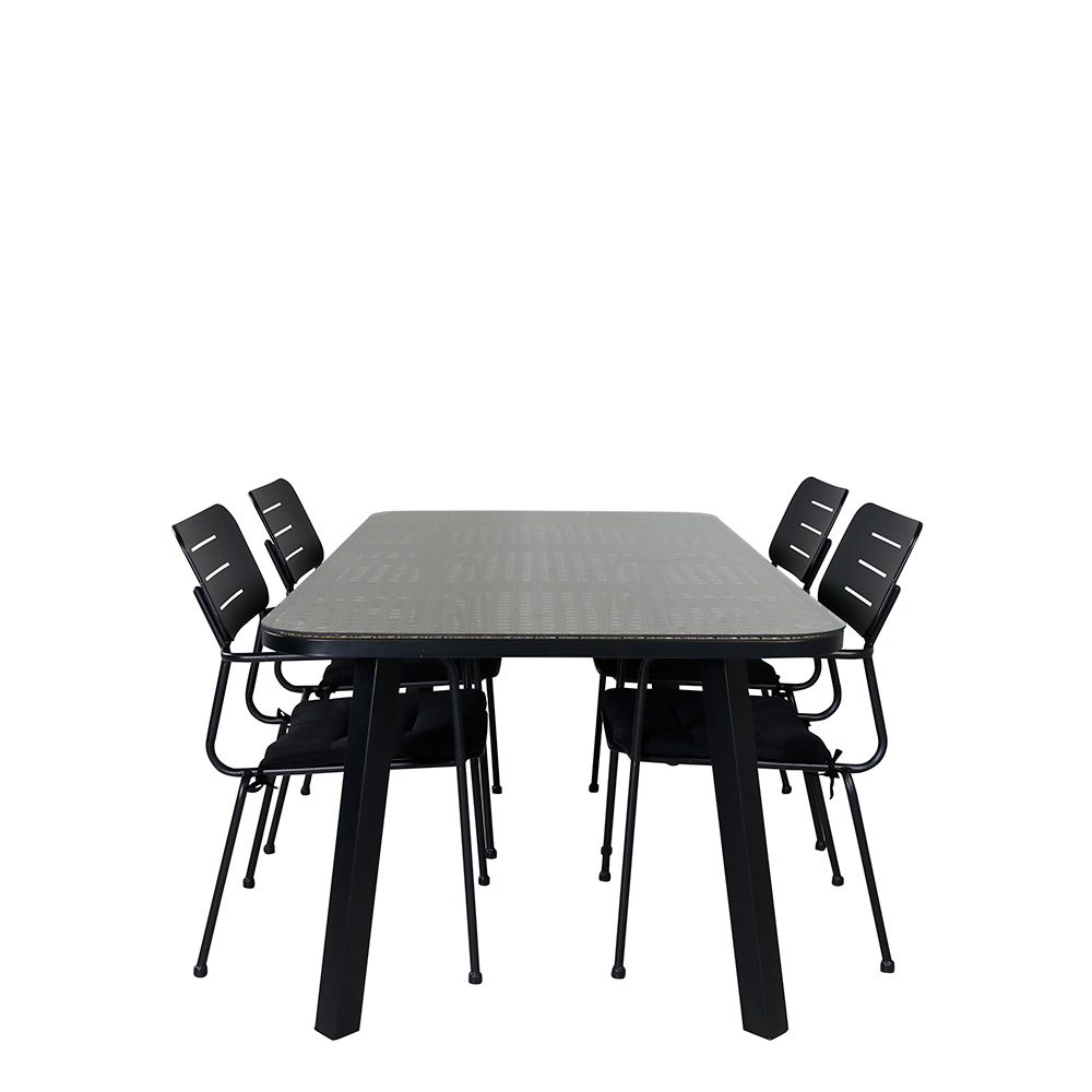 Matgrupp Venture Home Olle med 4 Nime Matstolar