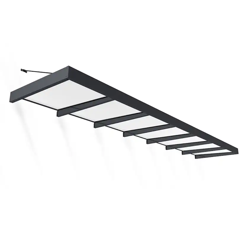 Entrétak Canopia by Palram Sophia XL Grå Klar 1,4 X 7 m