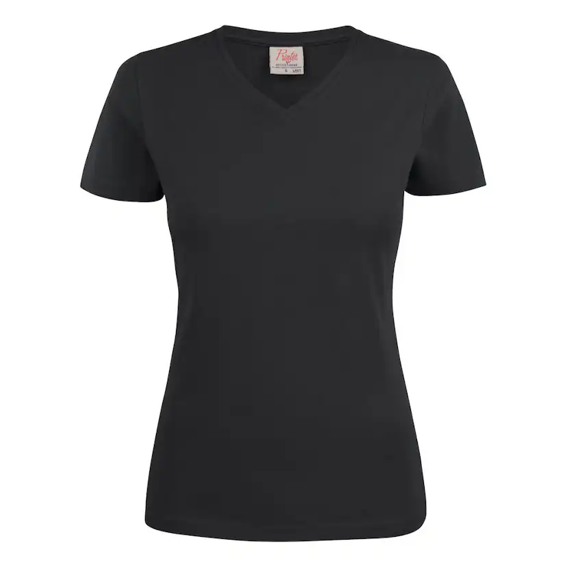 T-shirt Printer Heavy V-neck Lady