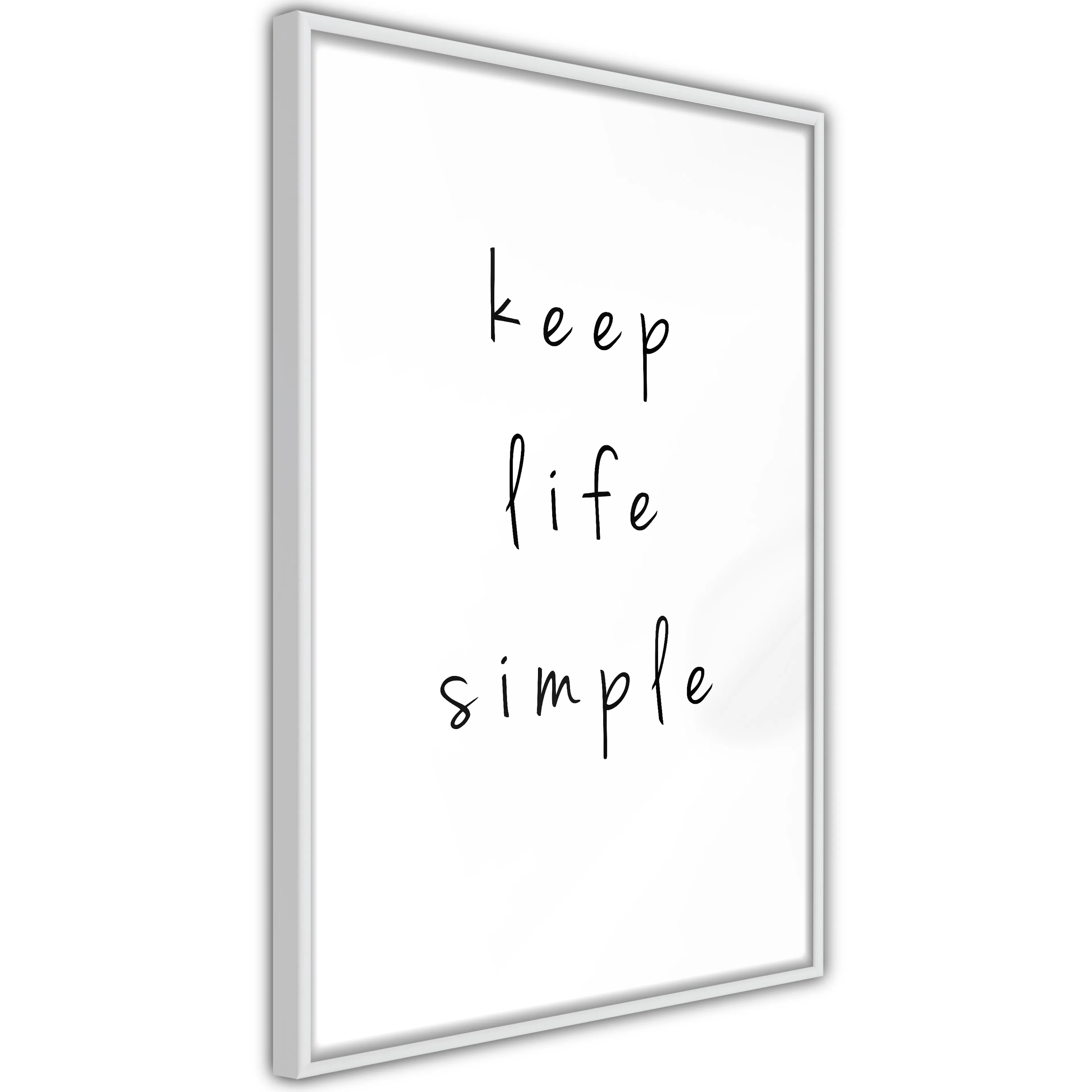 Poster Artgeist Affisch Keep Life Simple