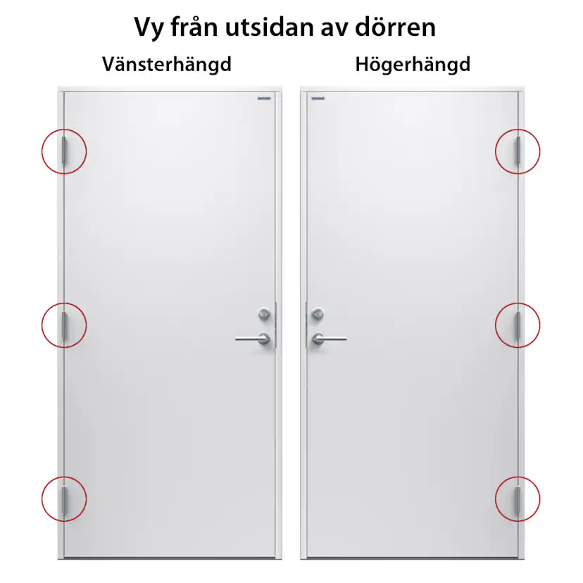 Förrådsdörr Diplomat FY1 Vit
