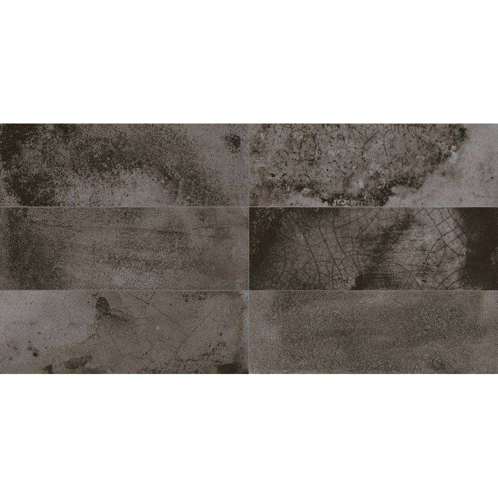 Kakel Tenfors FS Raku Black 20x40 cm