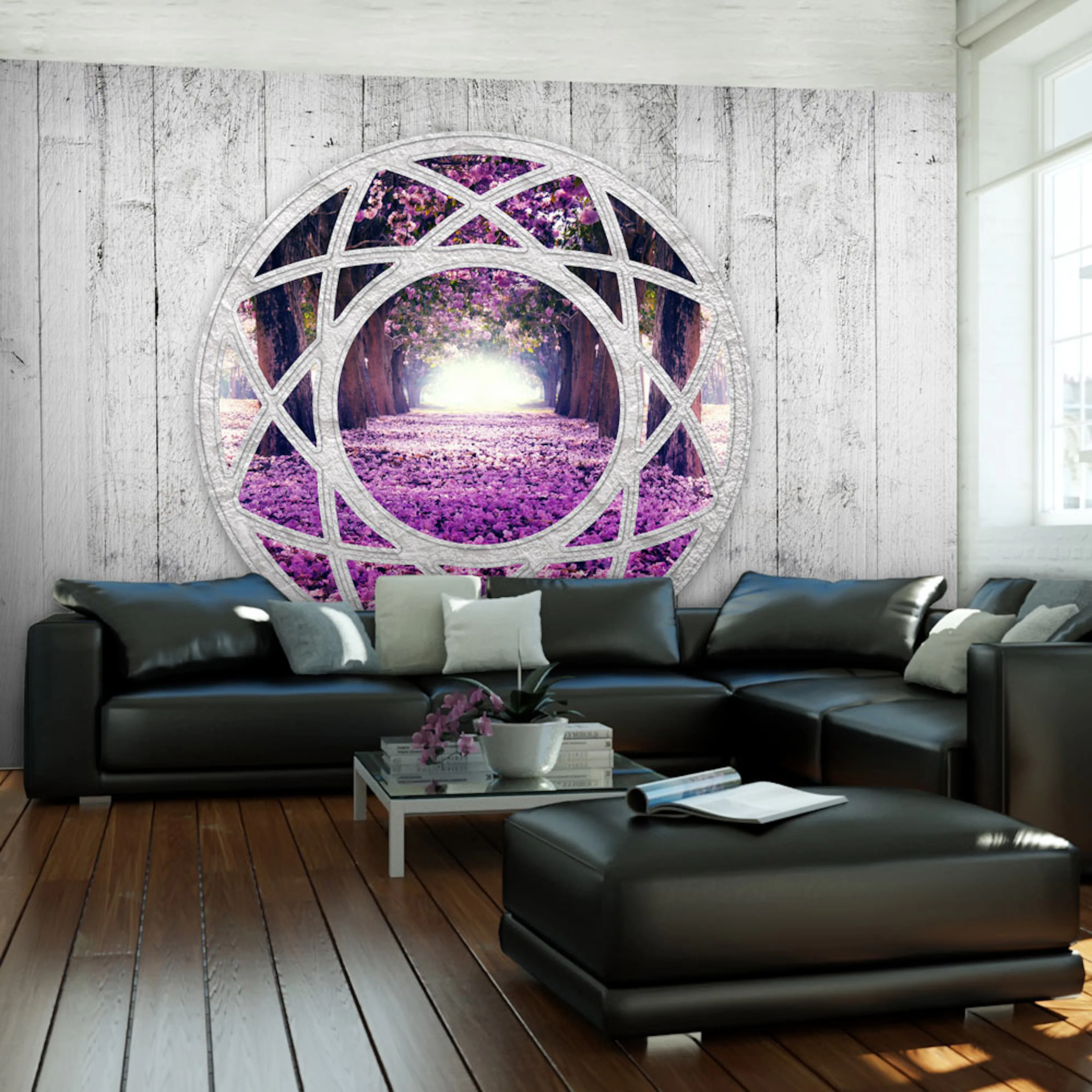 Fototapet Arkiio Fuchsia Landscape