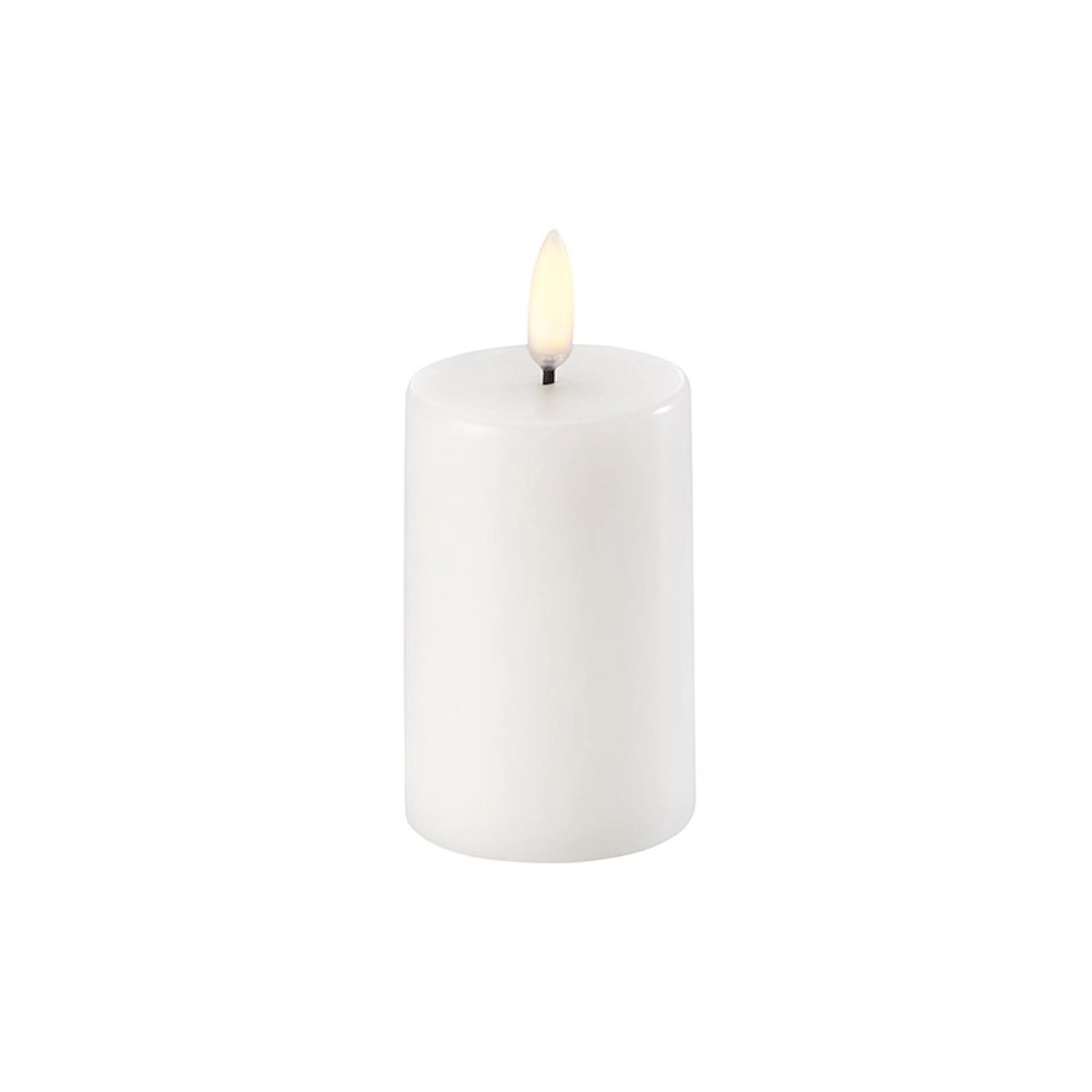 UYUNI LED Blockljus - Vit - 5 x 7,5 CM Höjd: 75 mm