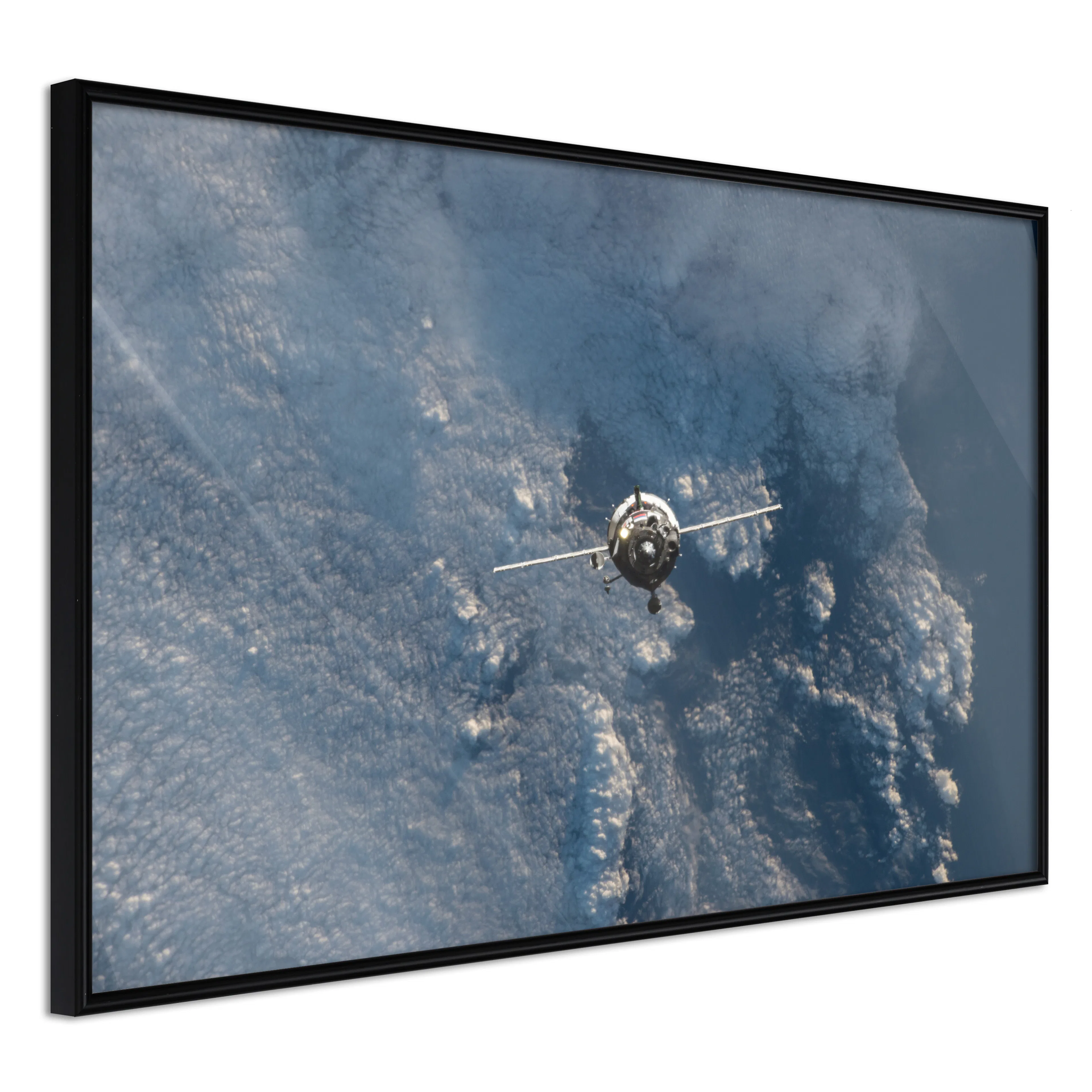 Affisch - Blue Planet [Poster] 60x40 Svart ram, 60x40 cm