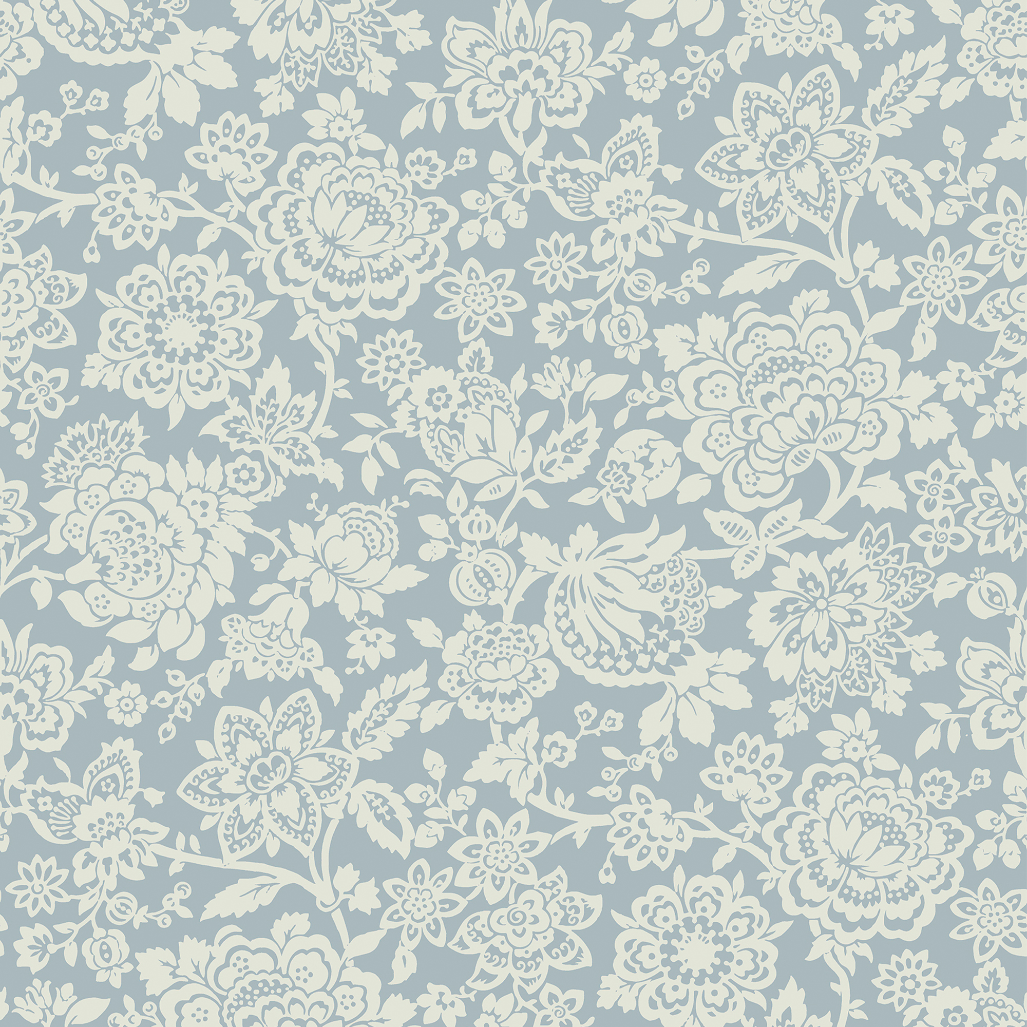 Tapet Laura Ashley Trailing Laurissa Pale Seaspray Blå 121073