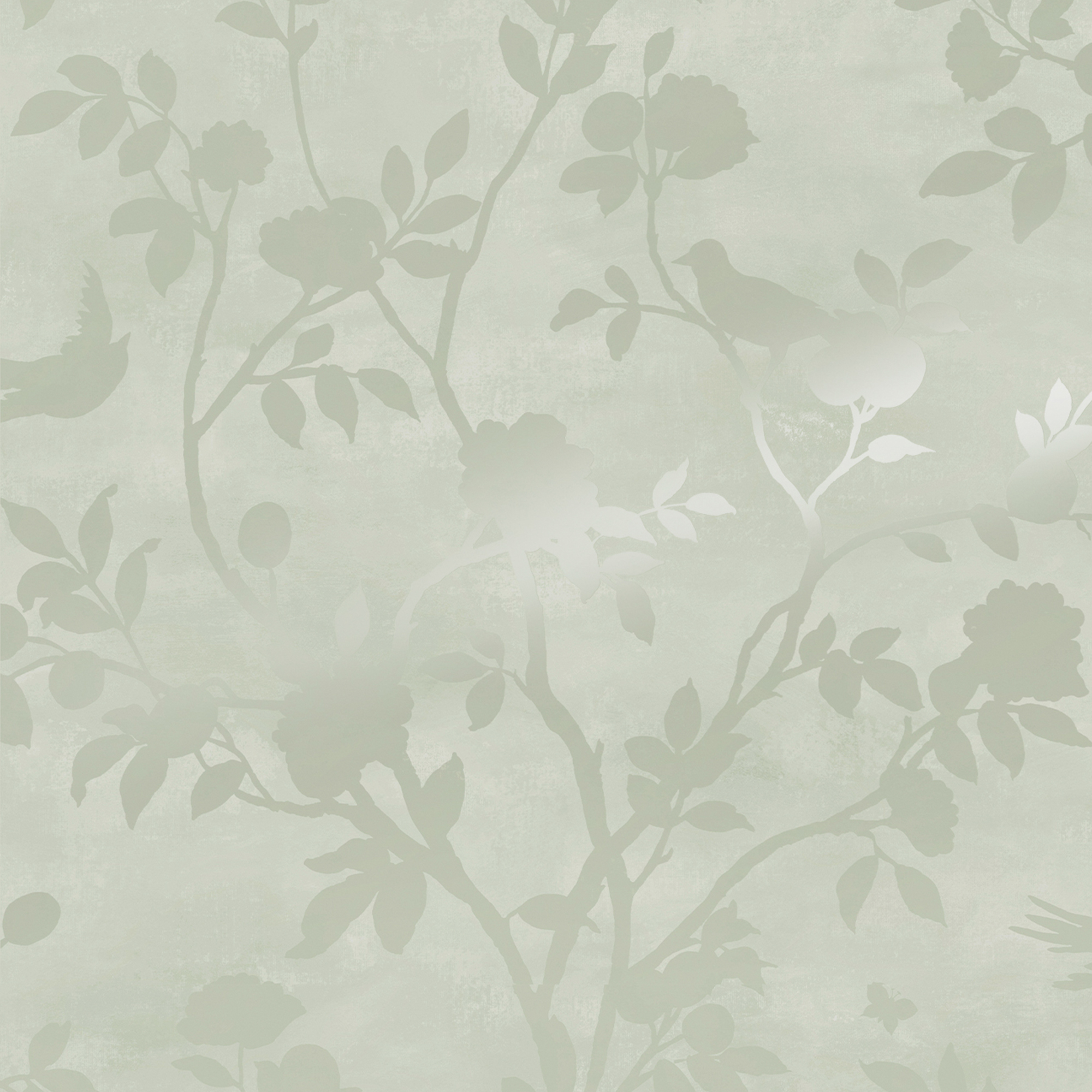 Tapet Laura Ashley Eglantine Silhouette Eau de Nil