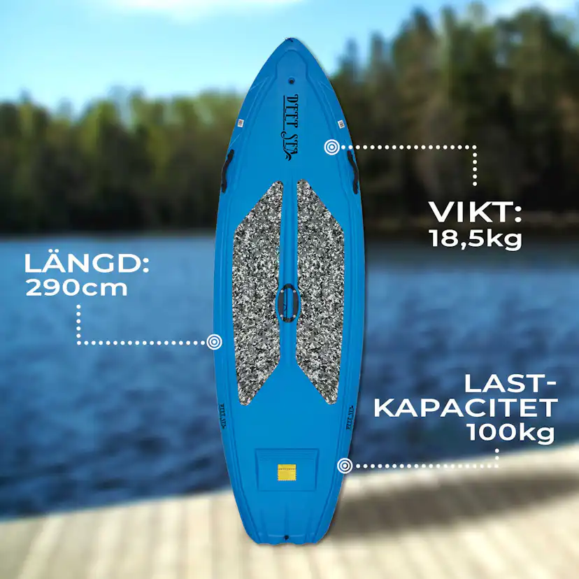 SUP-bräda Deep Sea Blå Max 100 kg