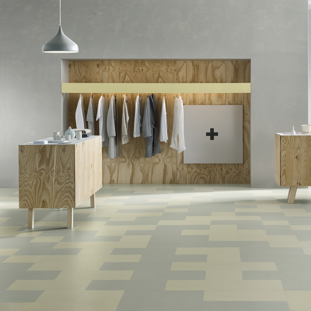 Linoleumgolv Forbo Marmoleum Click Silver Shadow