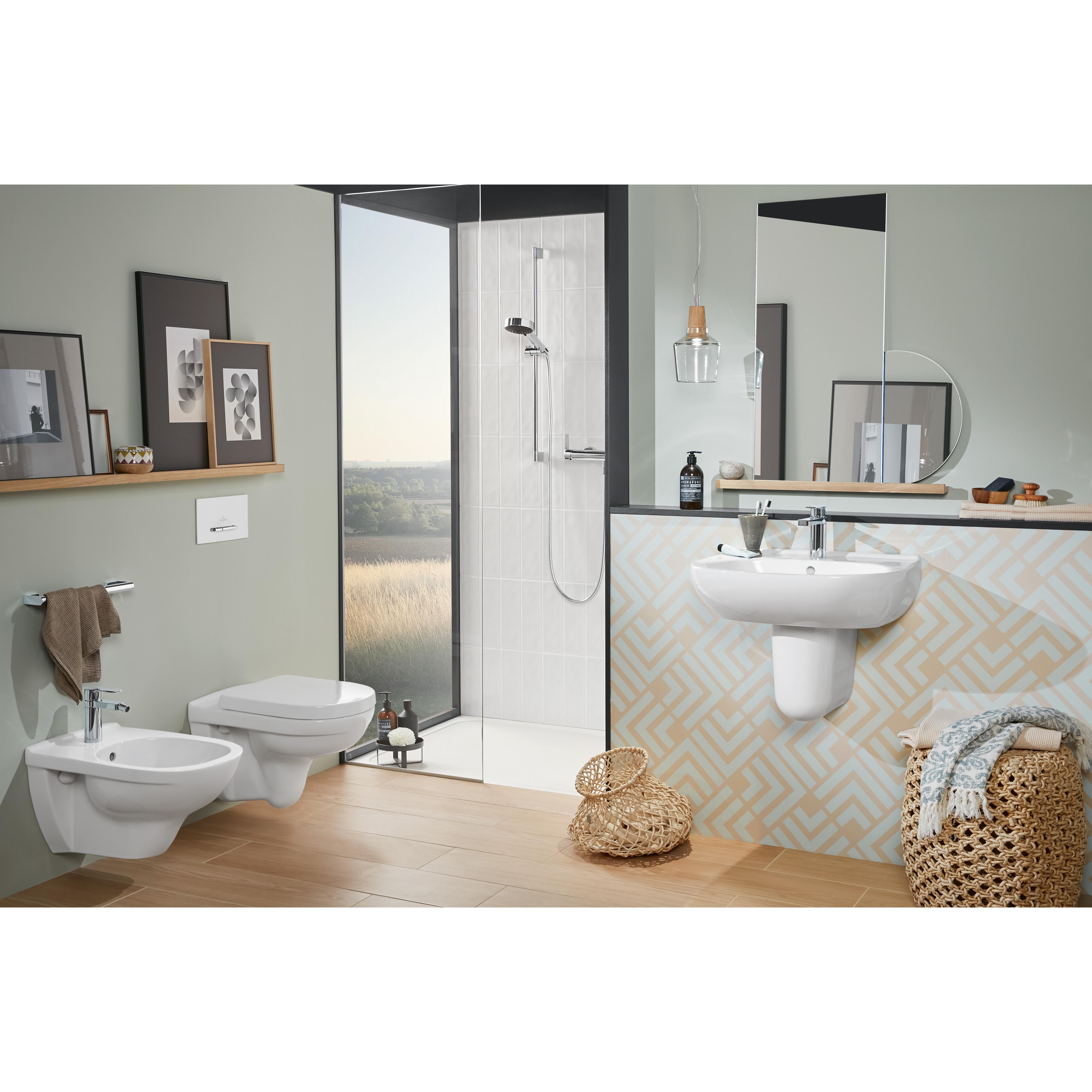 Vägghängd Toalettstol Villeroy & Boch O.novo Kantig