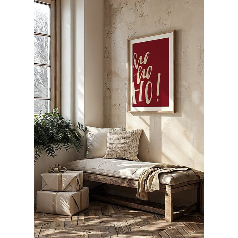 Poster Gallerix Ho Ho Ho R&W