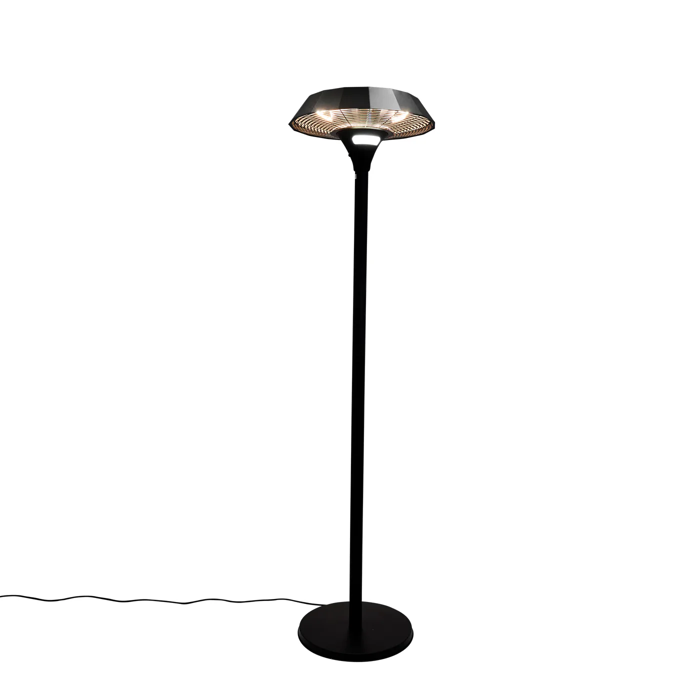 Terrassvärmare Hortus Golvmodell UFO 800/1300/2100 W Fjärrkontroll HA