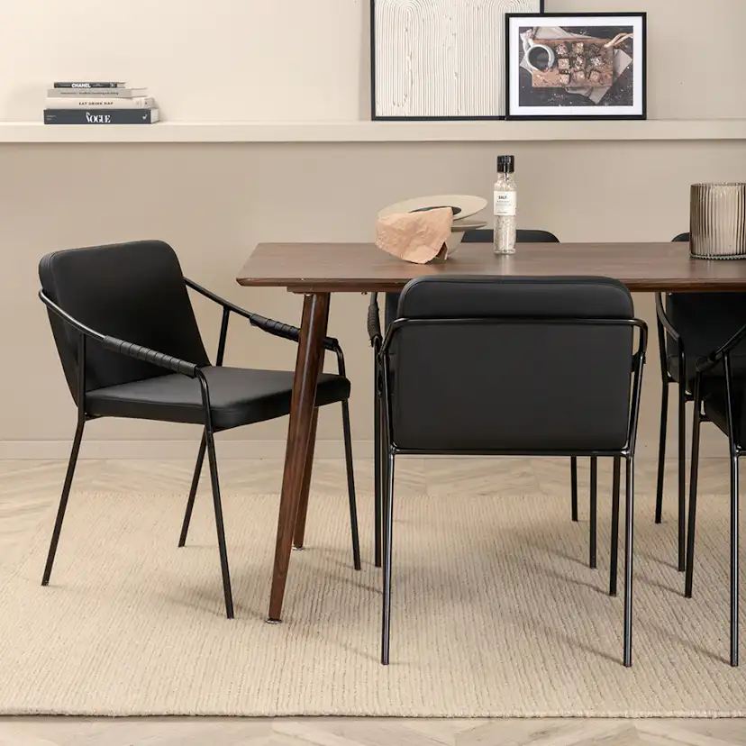 Matgrupp Venture Home Polar med 6 Tvist Stolar