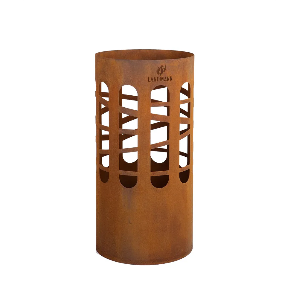 Eldtunna Landmann i Cortenstål