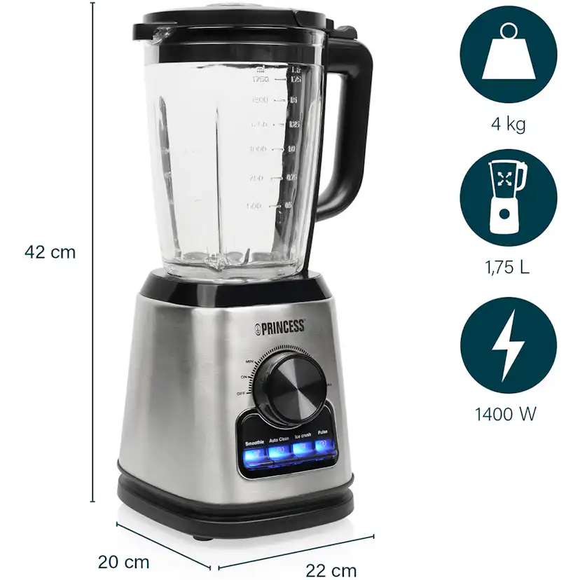 Blender Princess 212094 Solid Pro 1400W 1,75 L