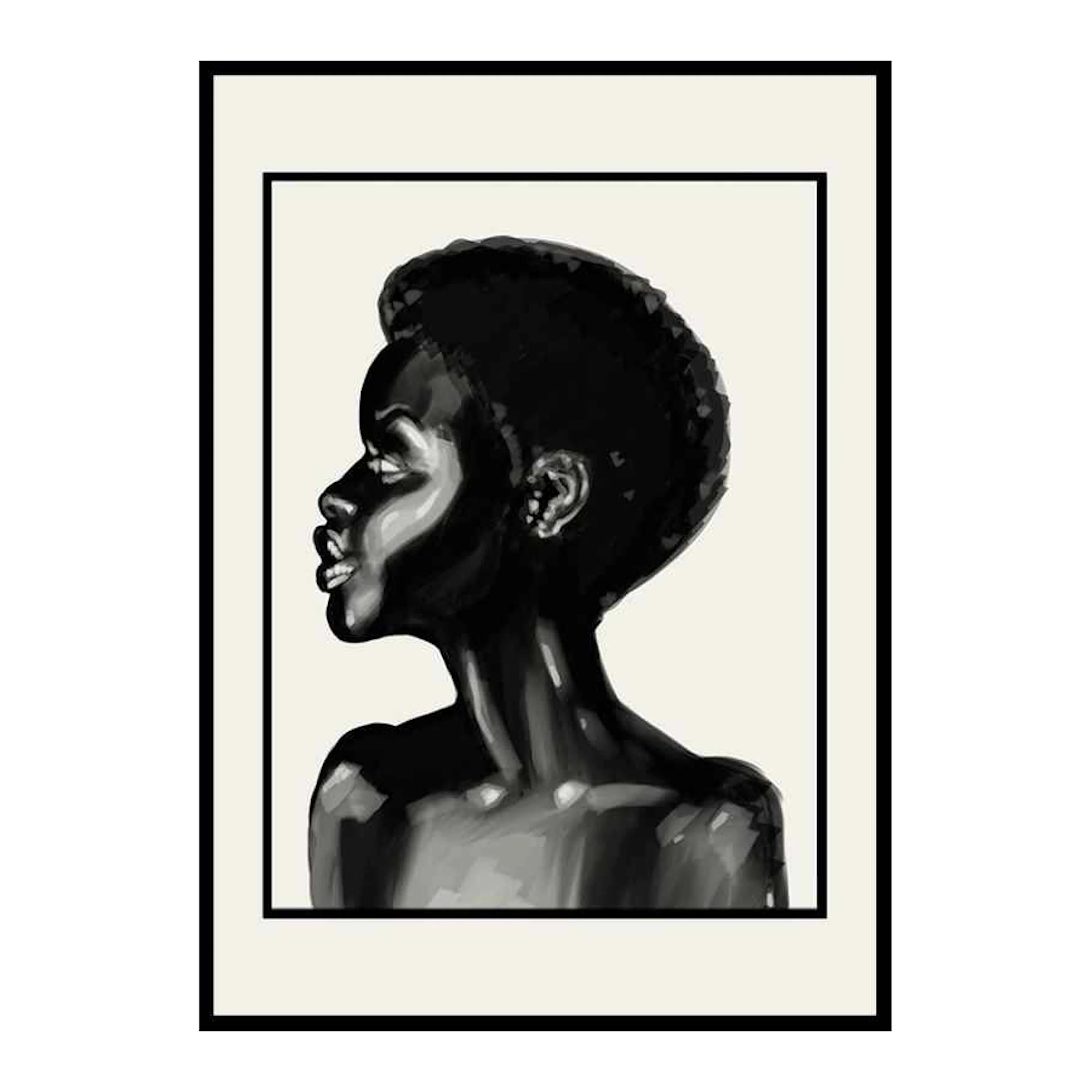 Femme Noire 30x40 cm
