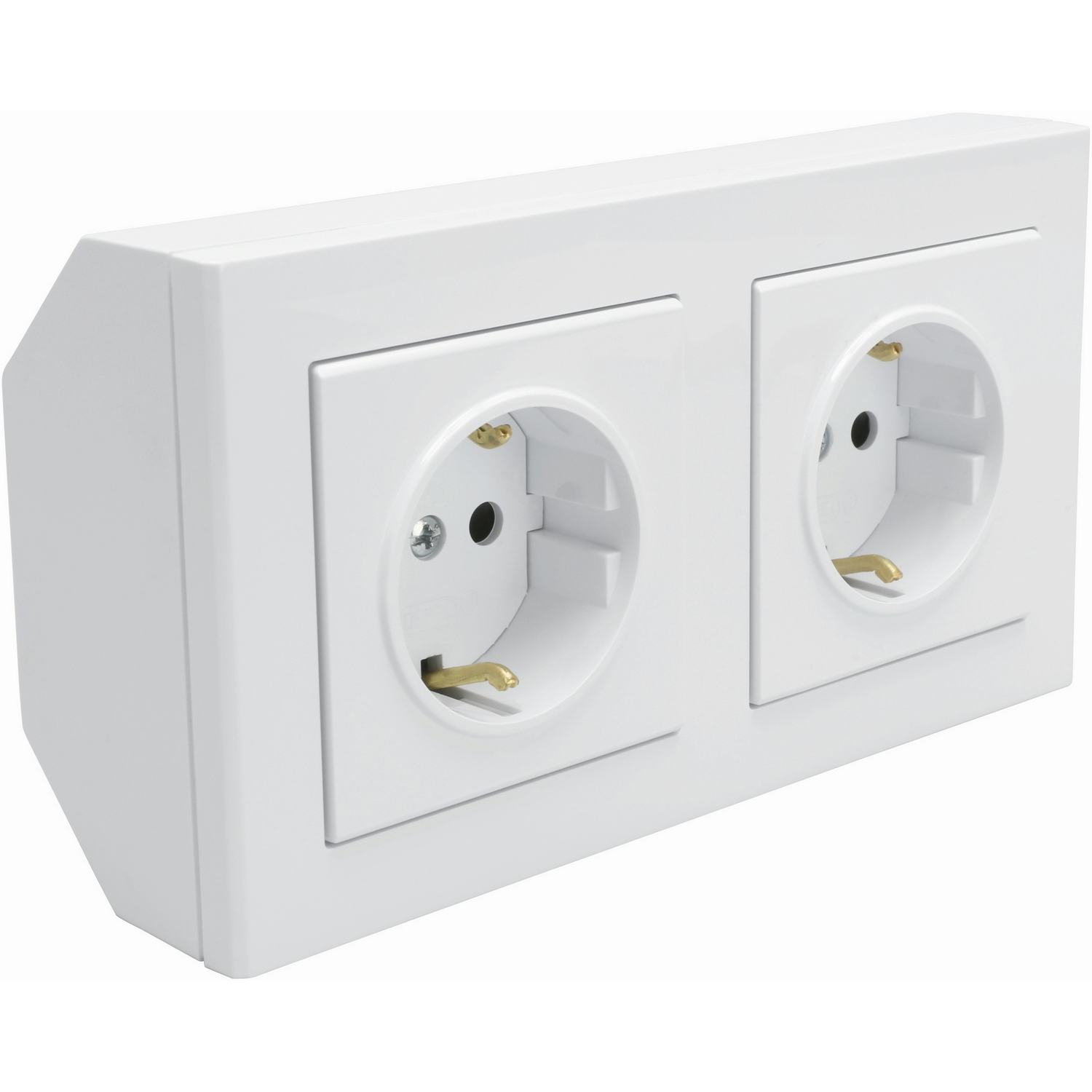 Hörnbox Malmbergs Optima 2Xschuko