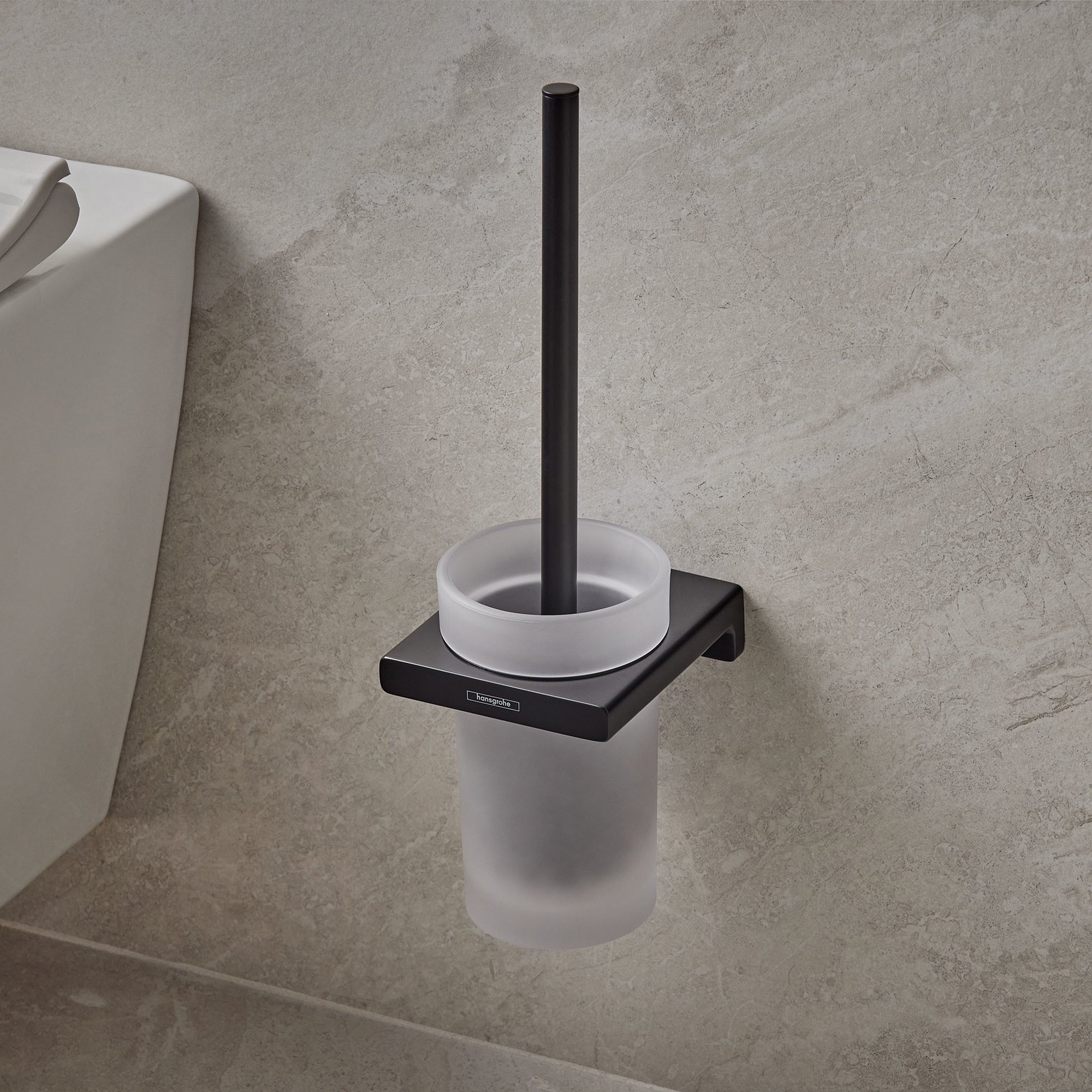 Hansgrohe AddStoris WC-borste Mattsvart Mattsvart