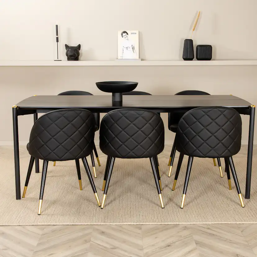 Matgrupp Venture Home Paris med 6 Valentina Stolar