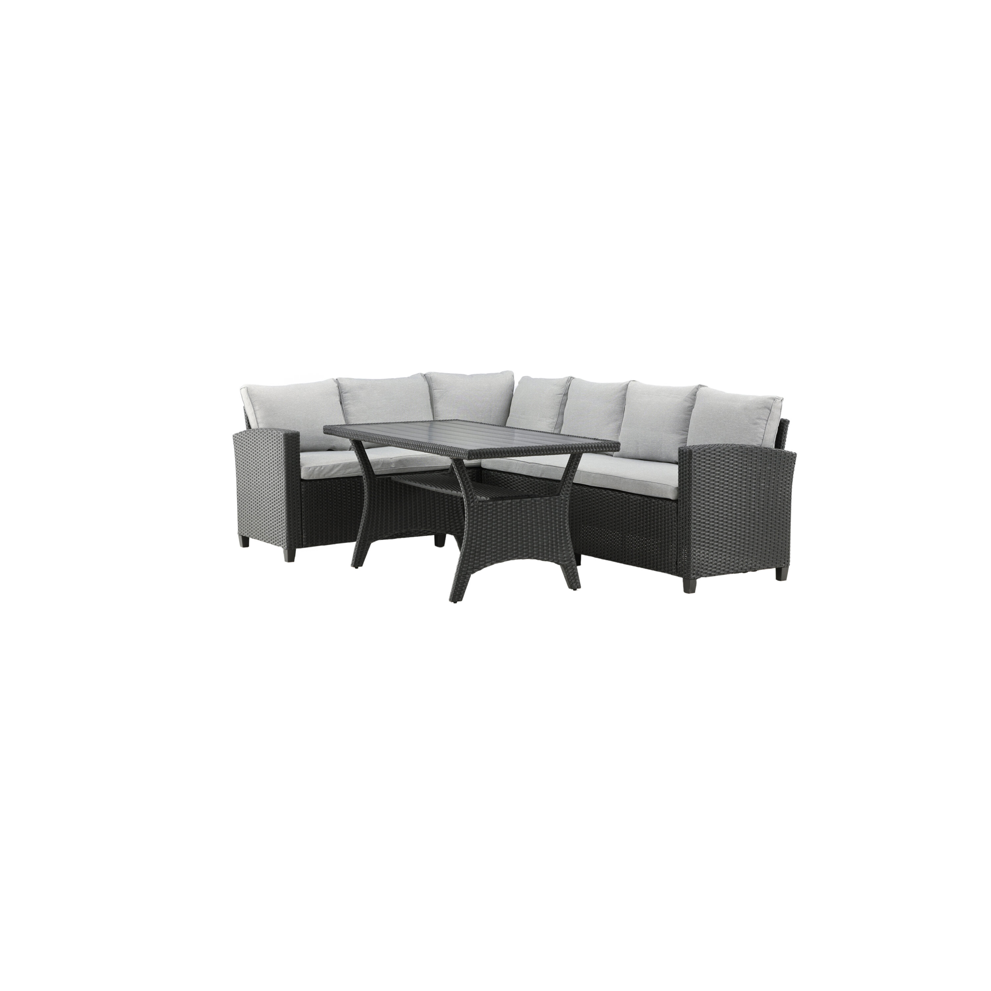 Brentwood Corner sofa - Black/Grey Svart/Grå