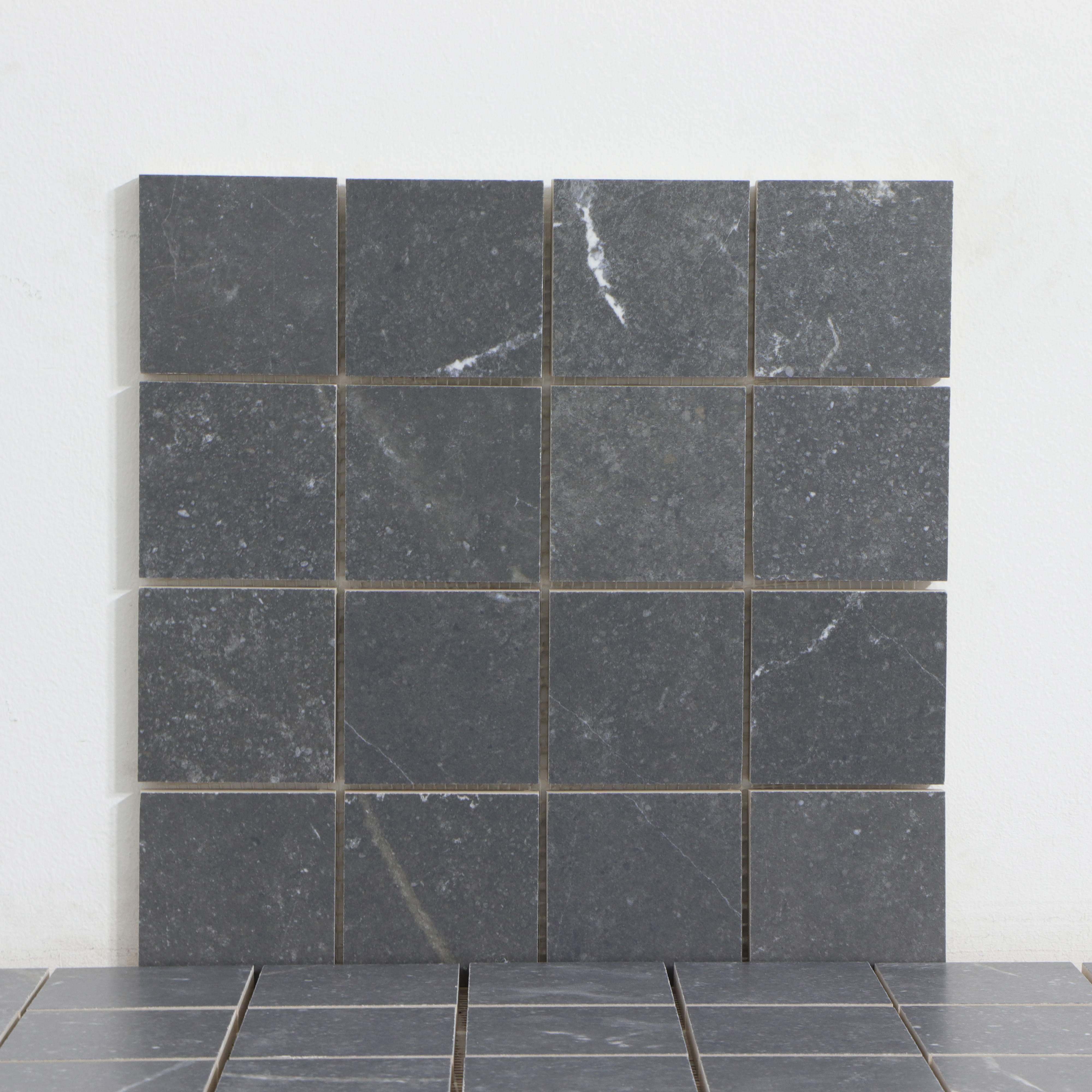 Mosaik Tenfors Soapstone Graphite Matt Marmor 7x7 cm