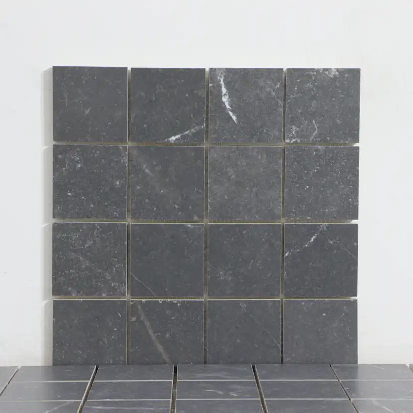 Mosaik Tenfors Soapstone Graphite Matt Marmor 7x7 cm