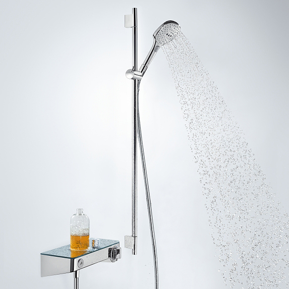 HG Raindance Select E120 Eco duschset 90 Vit/Krom med EcoSmart