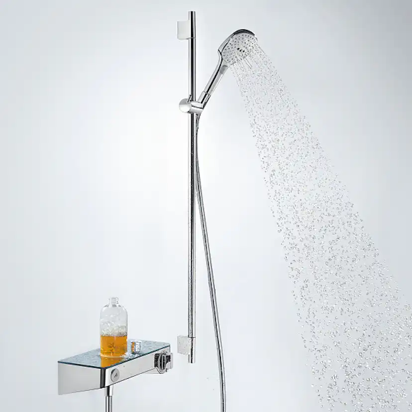 HG Raindance Select E120 Eco duschset 90 Vit/Krom med EcoSmart