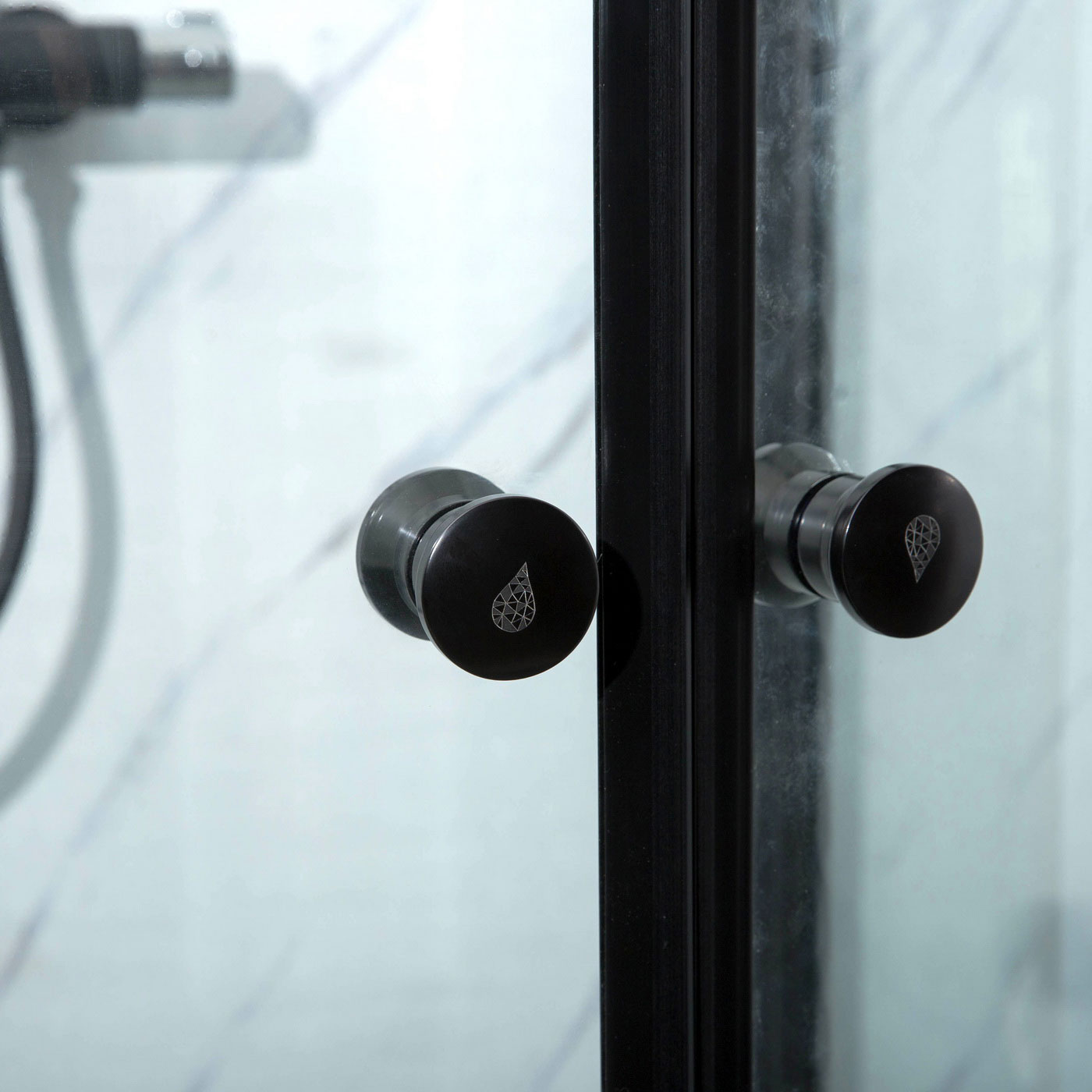 Duschhörn Bathlife Mitt svart