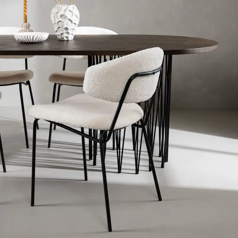 Matgrupp furniture/fashion Stone med 4 Chico Stolar