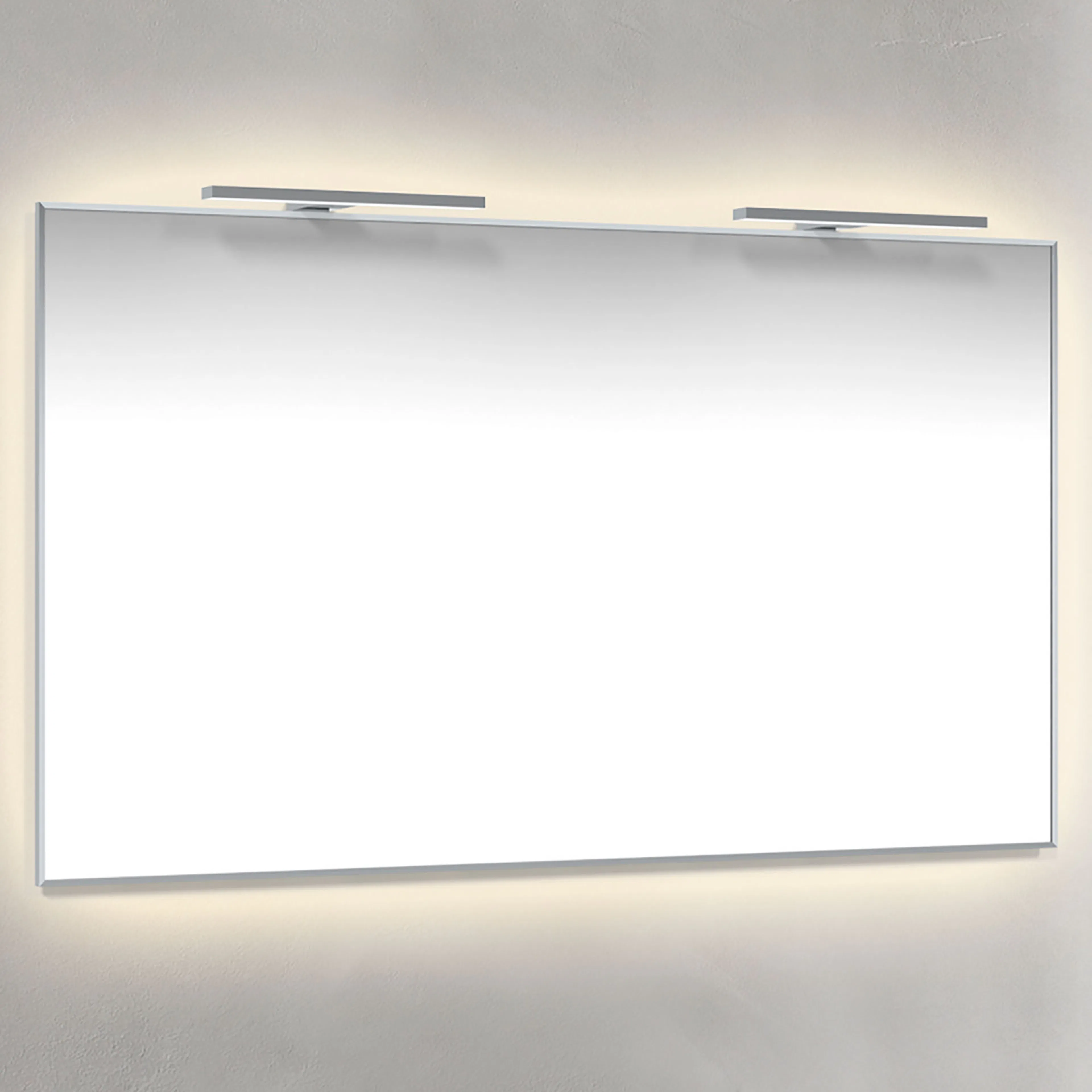 Spegel 120x70 Amb Kr-Ram T-LED Bredd: 1200 mm, Krom