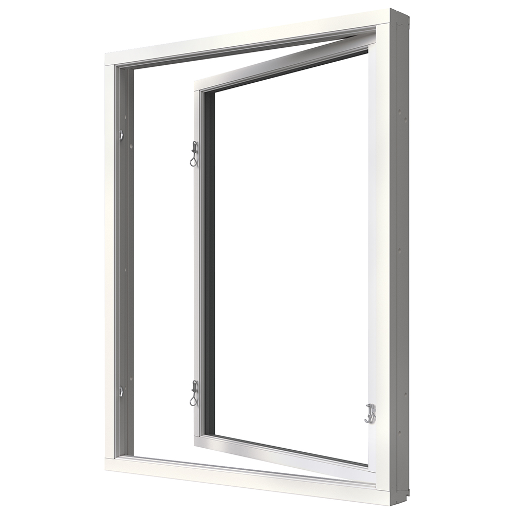 Sidohängt Fönster Elitfönster Elit Retro 3-Glas Aluminium