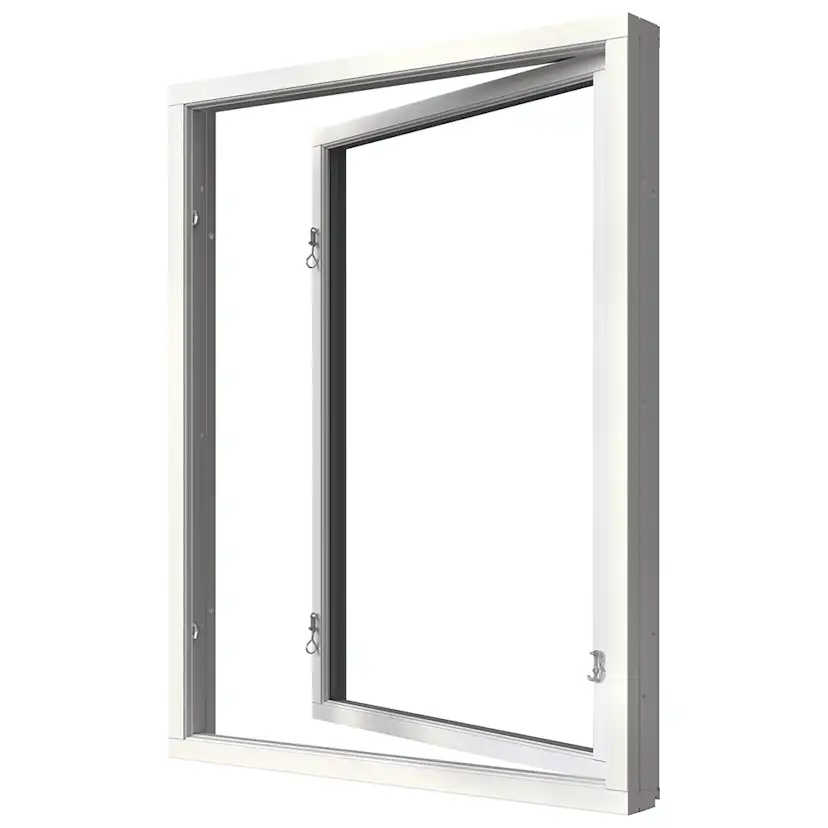 Sidohängt Fönster Elitfönster Elit Retro 3-Glas Aluminium