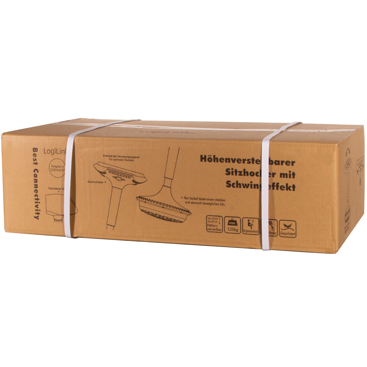 Balanspall LogiLink Ergonomisk