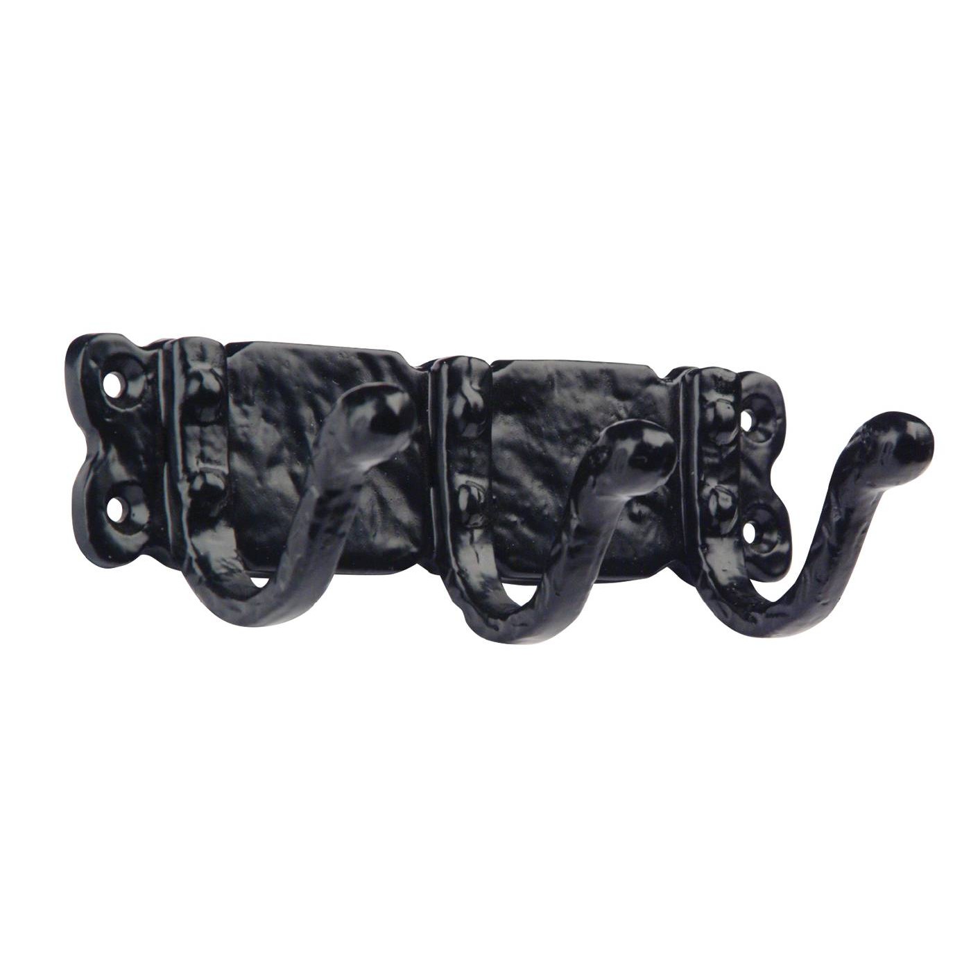 Klädhängare Millers 3-Krok Smide Svart