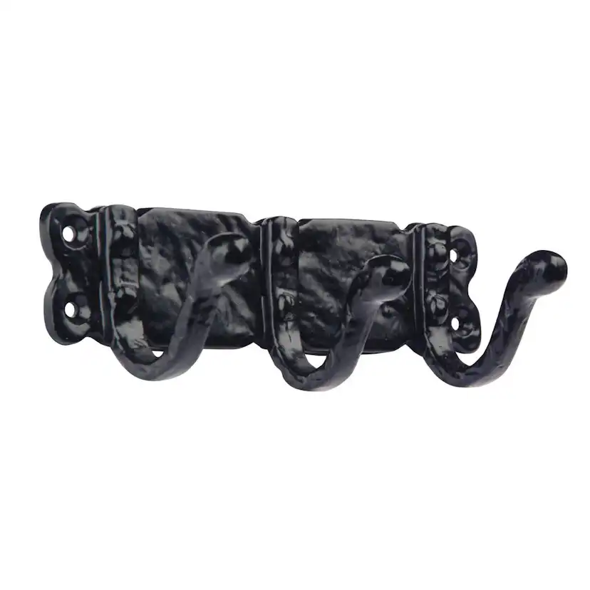 Klädhängare Millers 3-Krok Smide Svart