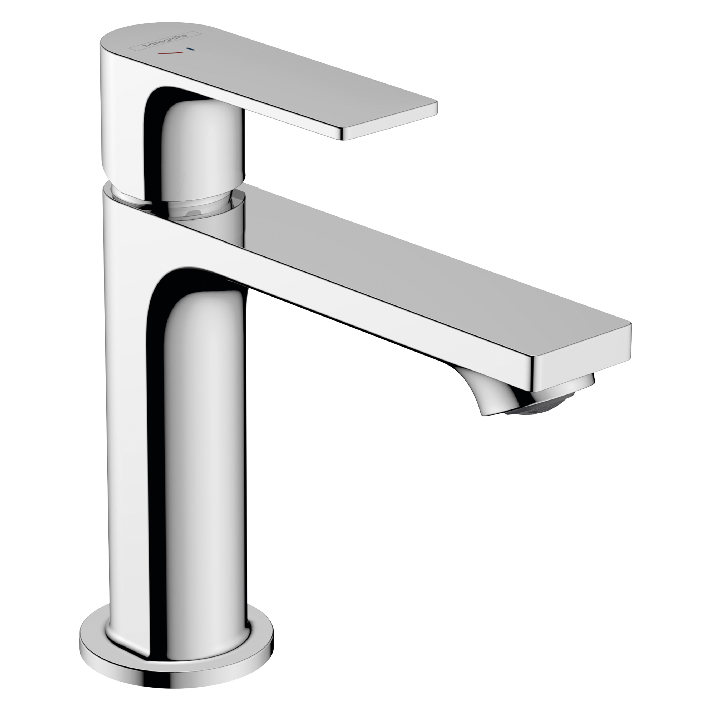 Tvättställsblandare Hansgrohe Rebris E 1-grepps 110 CoolStart med Lyftventil