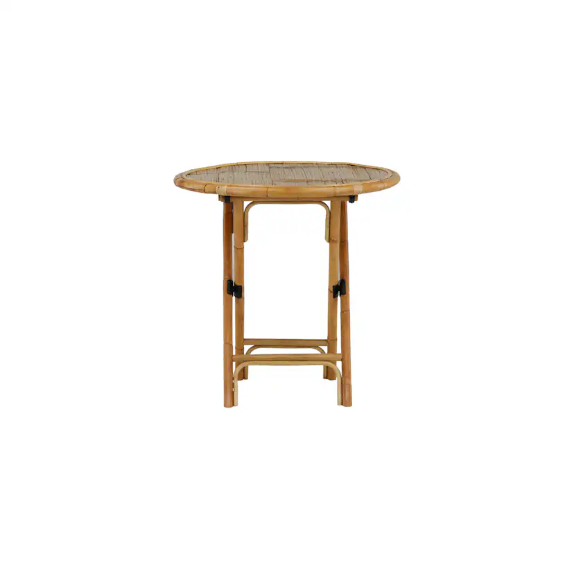 Trädgårdsbord Venture Home Cane, Cafébord Utomhus i Naturfärgad Rotting