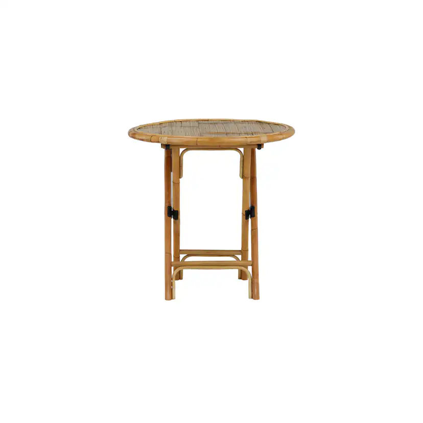 Trädgårdsbord Venture Home Cane, Cafébord Utomhus i Naturfärgad Rotting