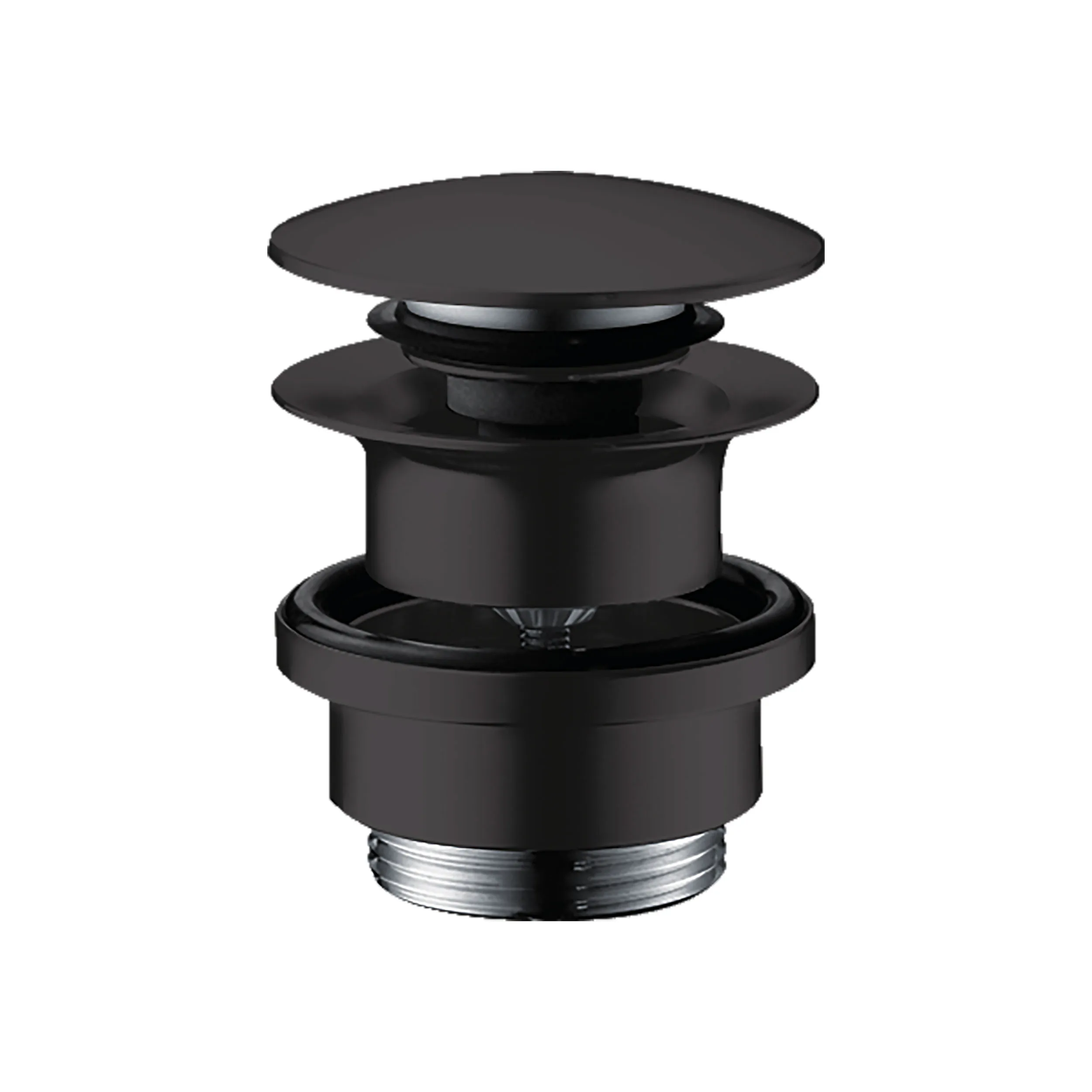 Bottenventil Hansgrohe Push-open Mattsvart Mattsvart