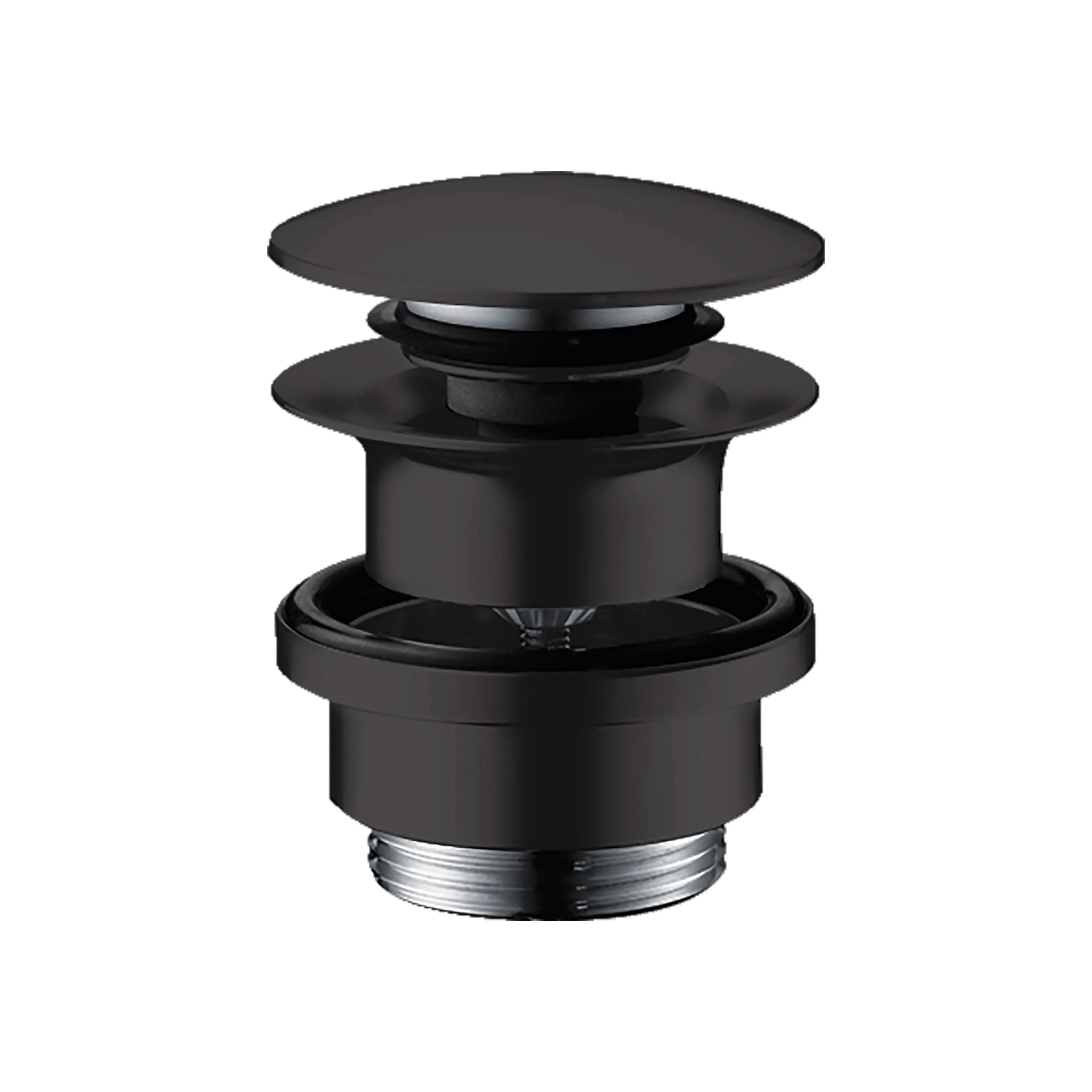 Bottenventil Hansgrohe Push-open Mattsvart Mattsvart